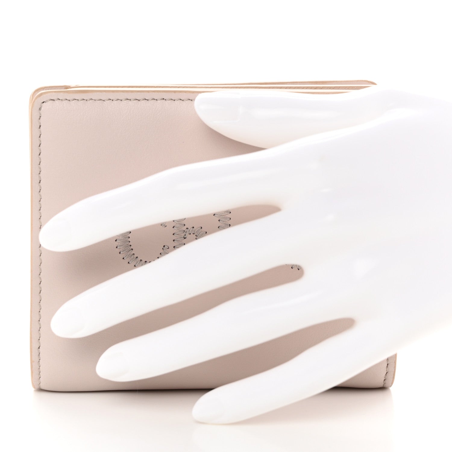 Chloe Shiny Calfskin Sense Compact Wallet Wild Grey 2 of 12