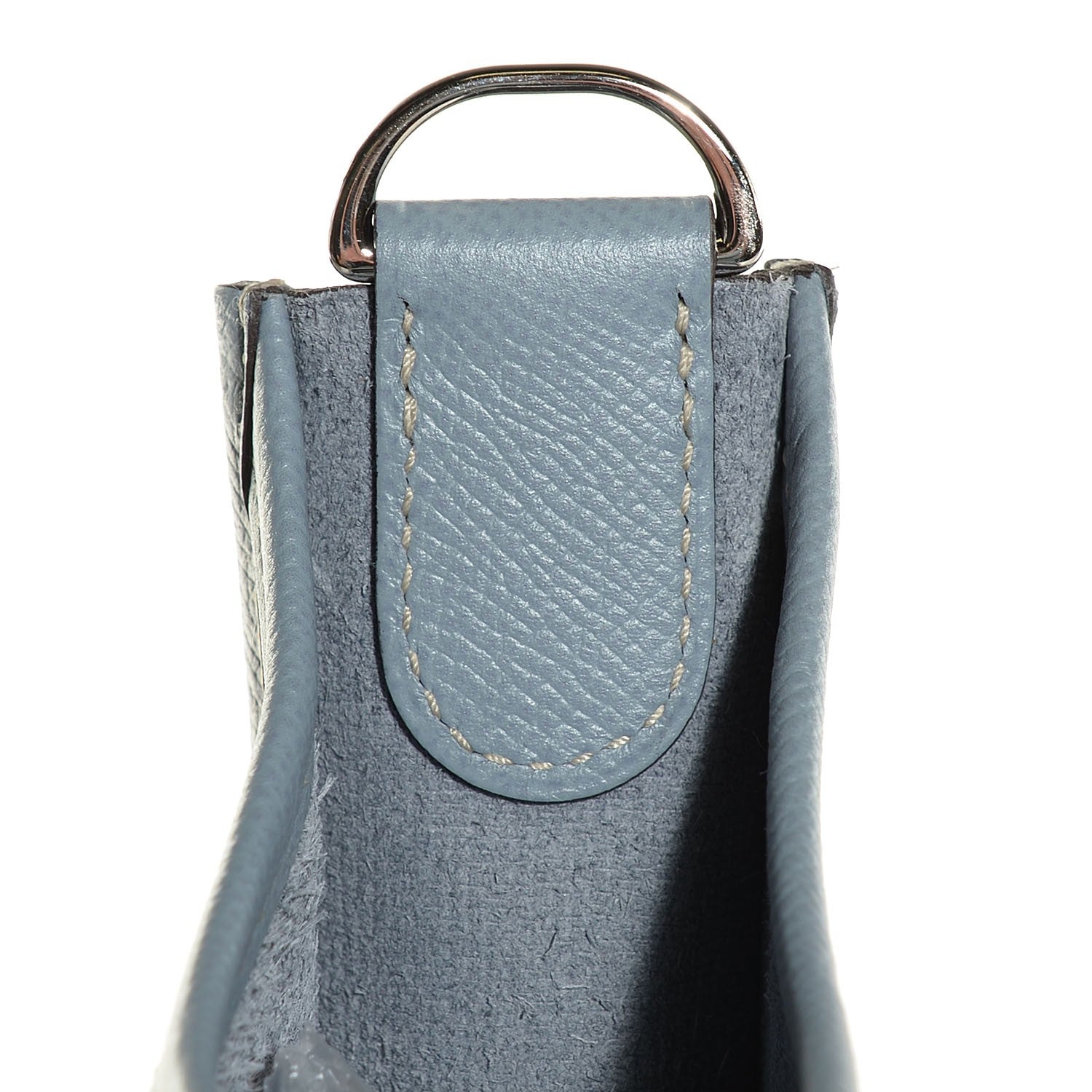 Hermes Epsom Evelyne III PM Bleu Lin 10 of 14