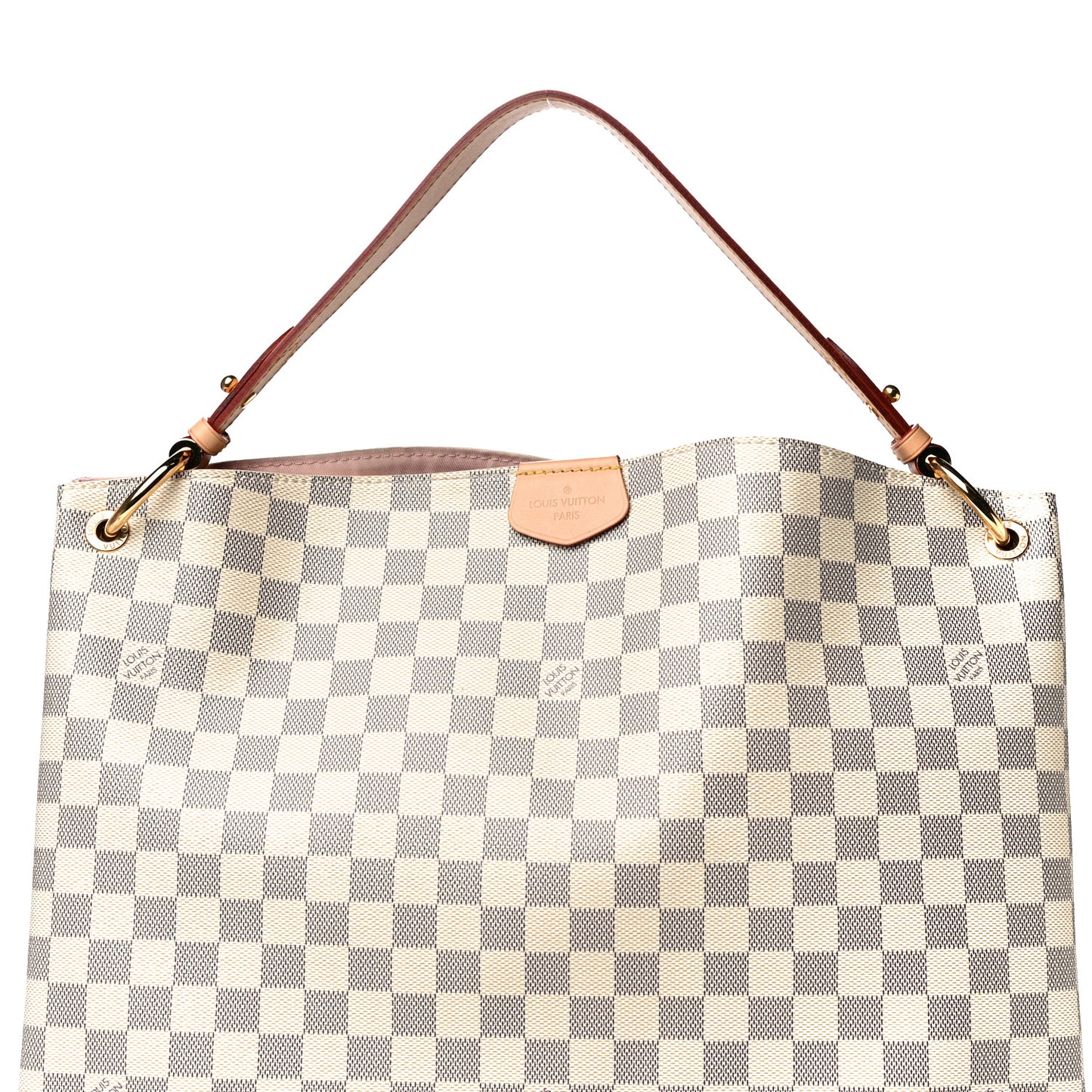 Damier Azur Graceful MM Rose Ballerine