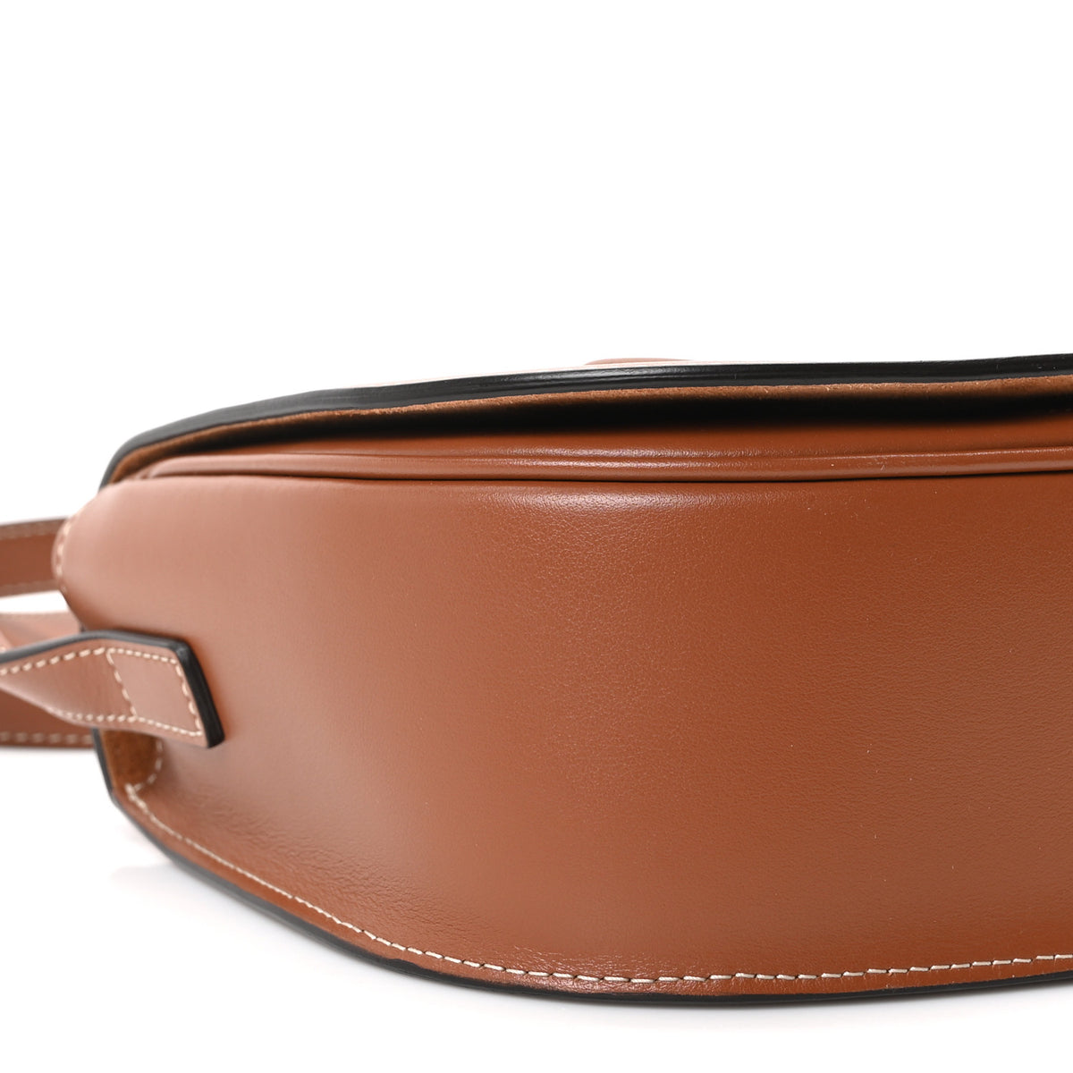 Celine Smooth Calfskin Cuir Triomphe Folco Crossbody Bag Tan 10 of 11