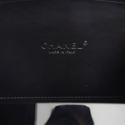 Chanel Plexiglass Compact Box Clutch Black 6 of 8