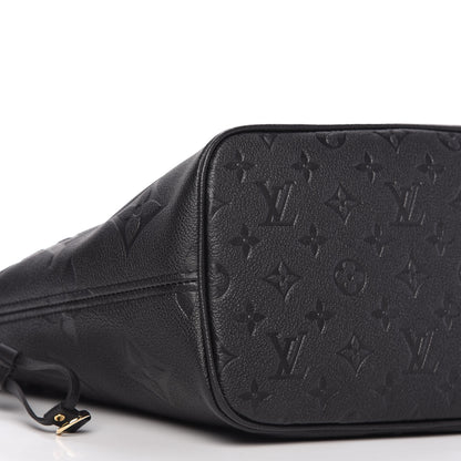 Louis Vuitton Empreinte Monogram Giant Neverfull MM Black 6 of 10