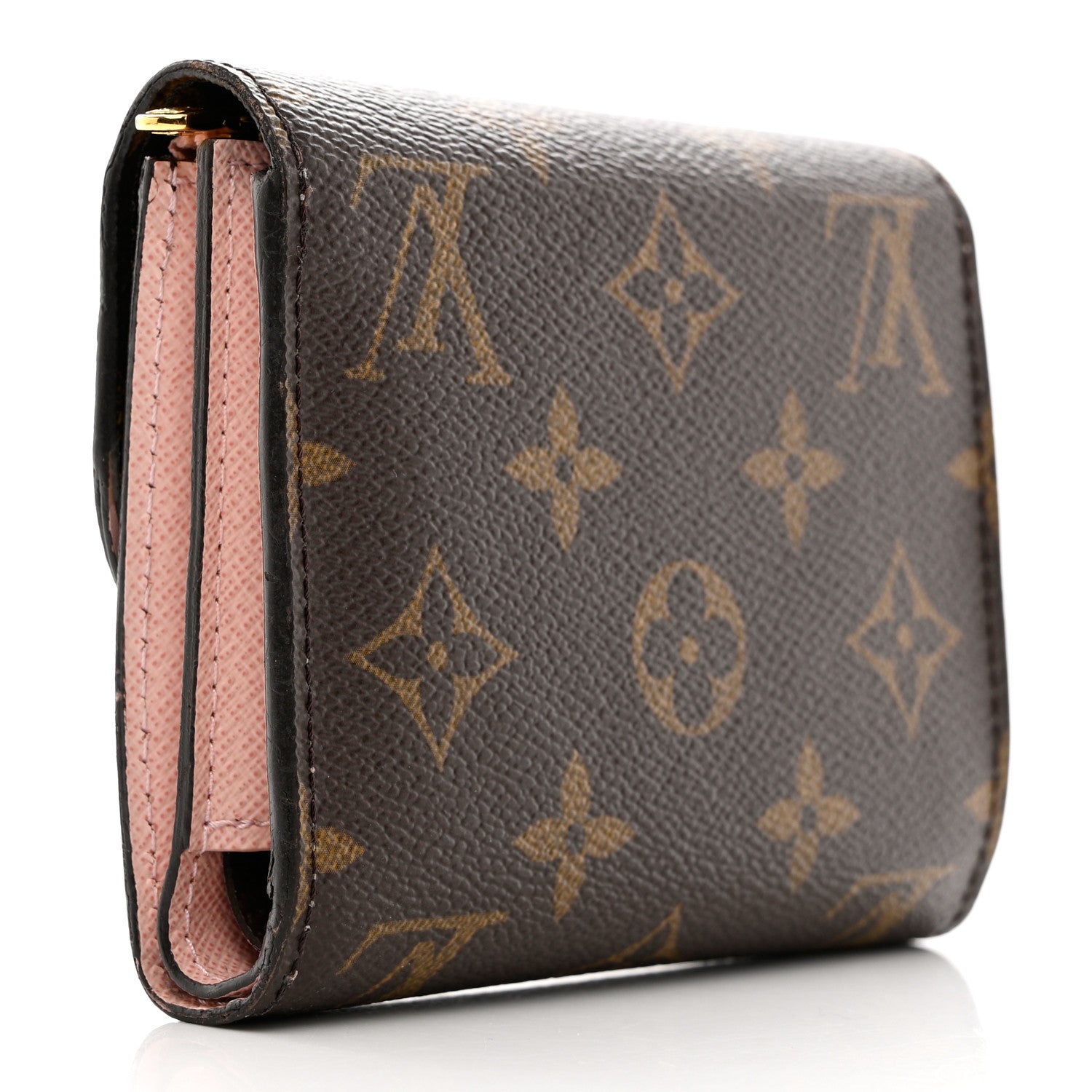 Louis Vuitton Monogram Ariane Compact Wallet Rose Ballerine 3 of 11