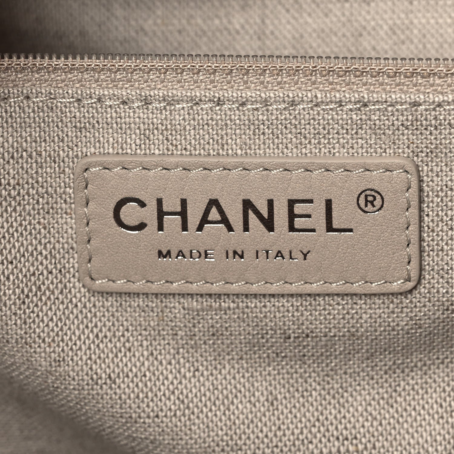 Chanel Mixed Fibers Medium Deauville Tote Beige 5 of 12