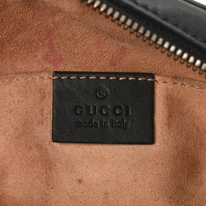 Gucci Calfskin Matelasse GG Marmont Belt Bag 85 34 Black 6 of 12