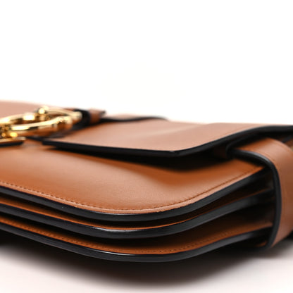 Salvatore Ferragamo Calfskin Fiore Shoulder Bag Sella 9 of 11