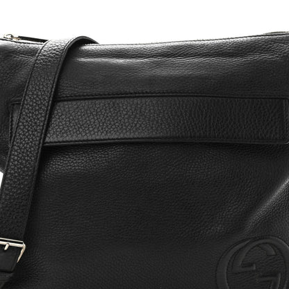 Gucci Pebbled Calfskin Medium Soho Messenger Bag Black 8 of 11