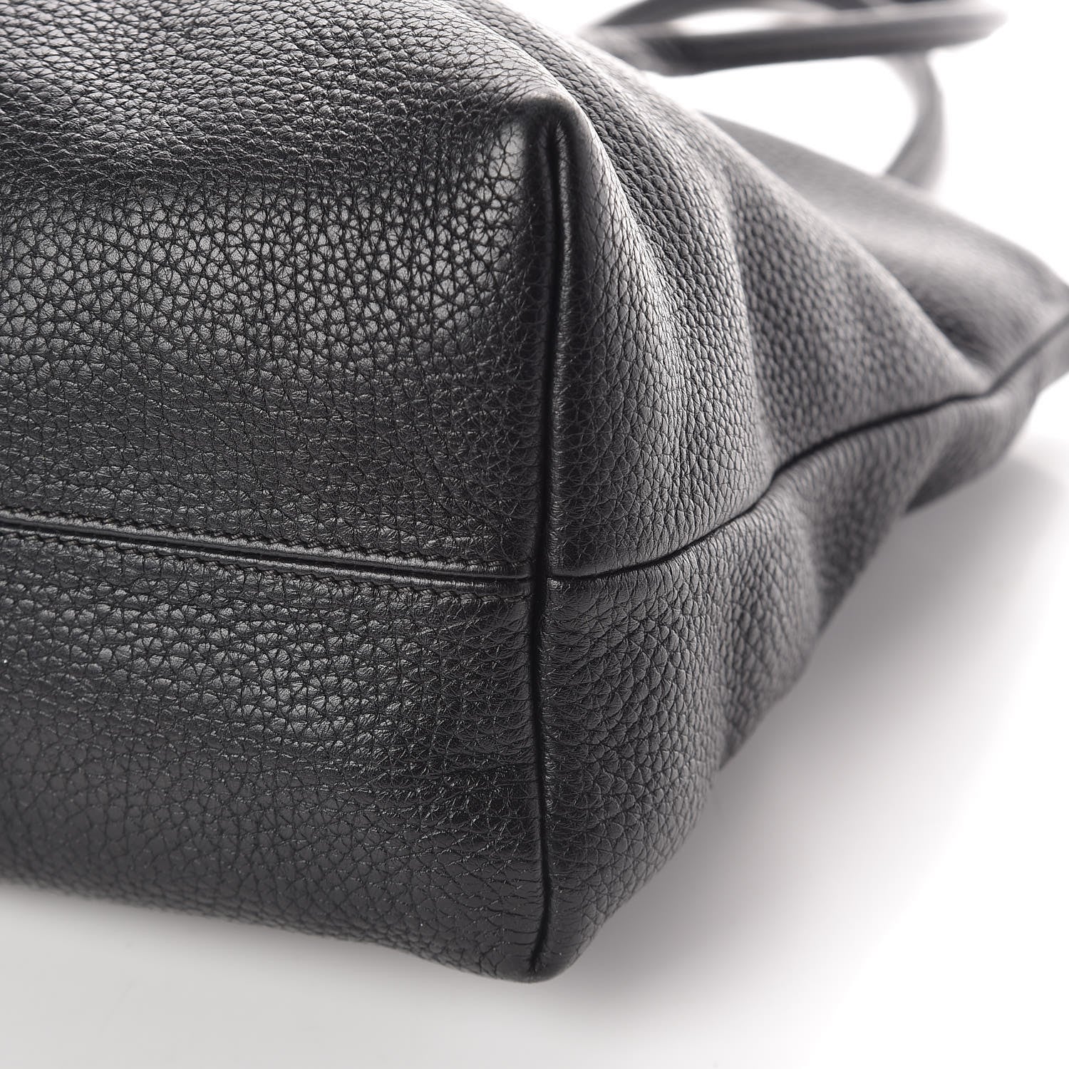 Burberry London Grainy Calfskin Medium Baynard Tote Black 9 of 11