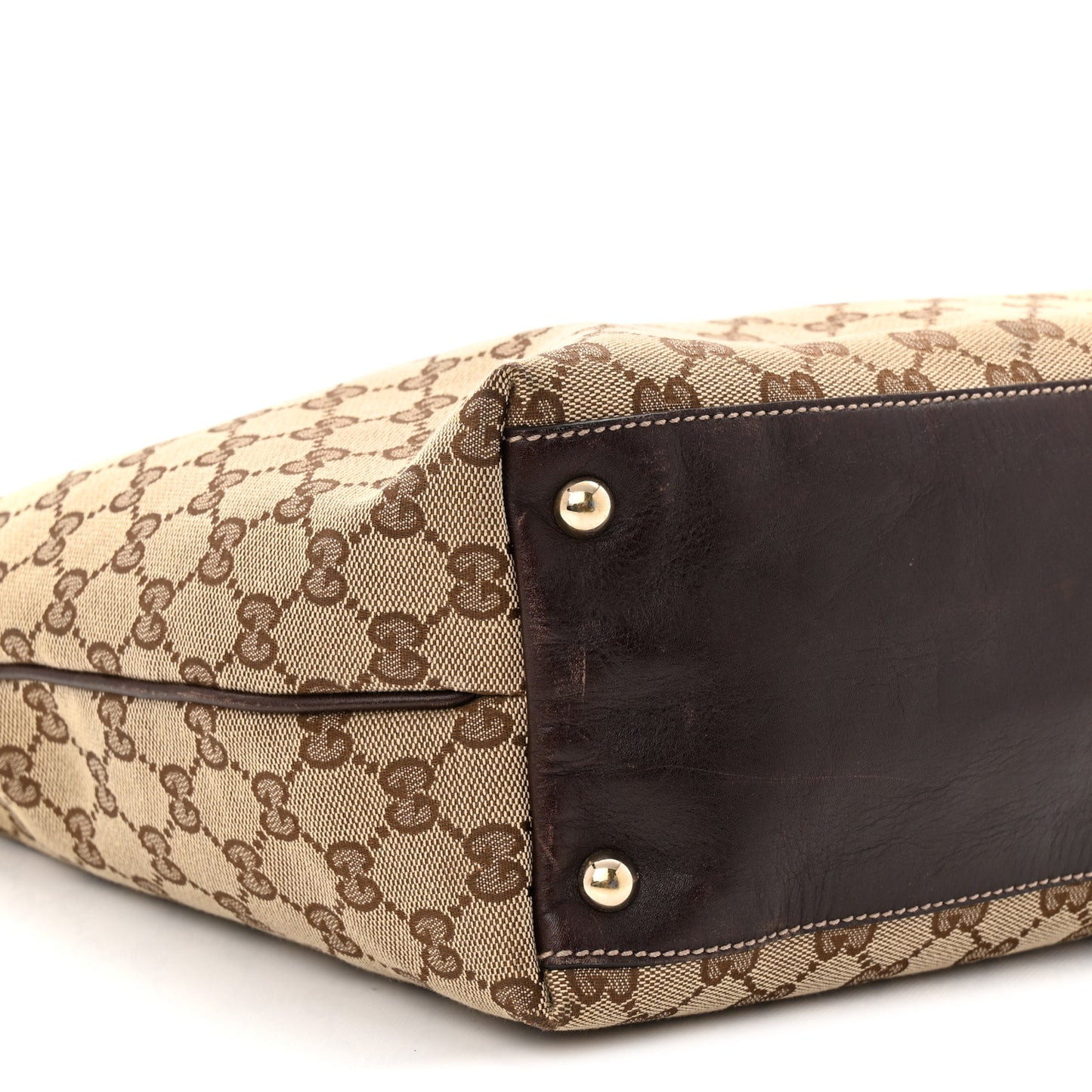 Monogram Large New Britt Tote Brown