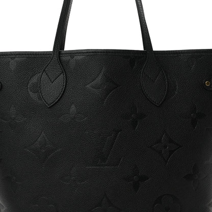 Louis Vuitton Empreinte Monogram Giant Neverfull MM Black 8 of 10