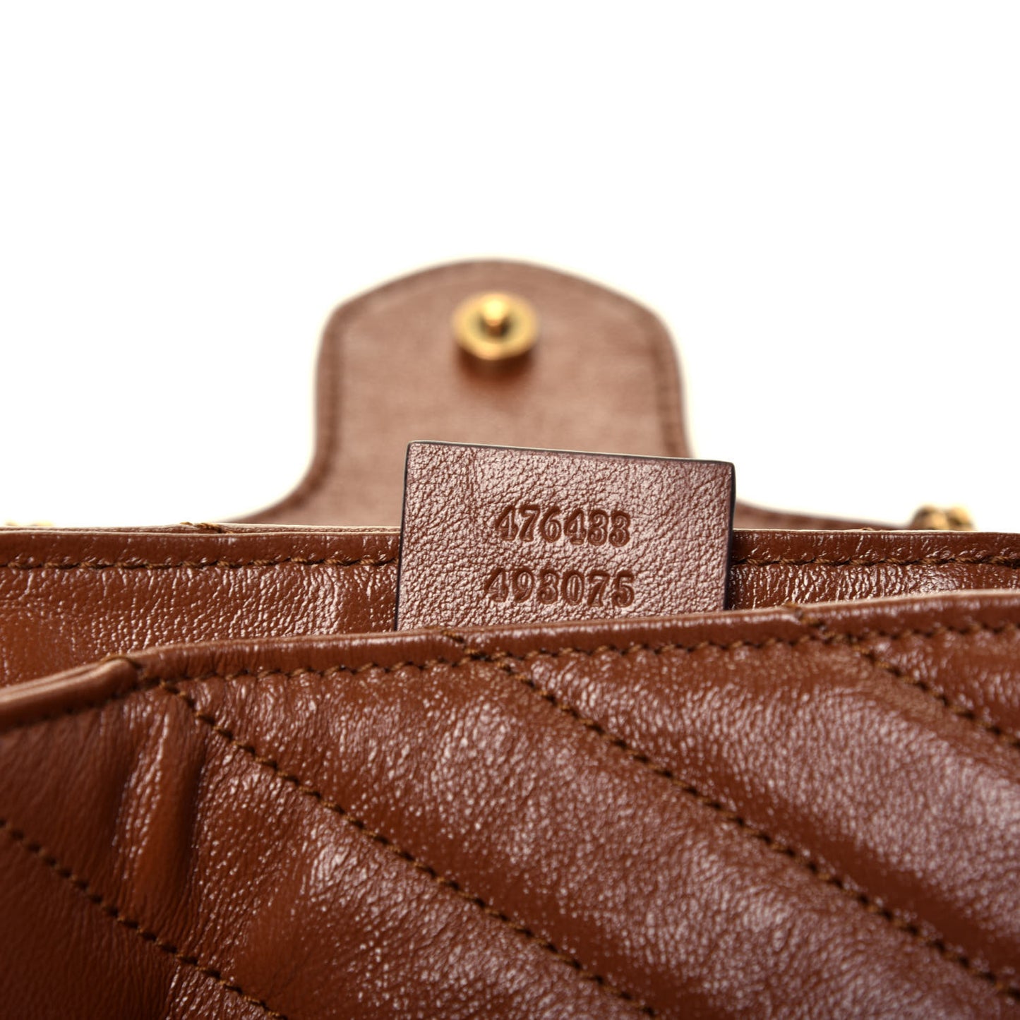 Azalea Calfskin Matelasse Diagonal Super Mini GG Marmont Shoulder Bag Cuir