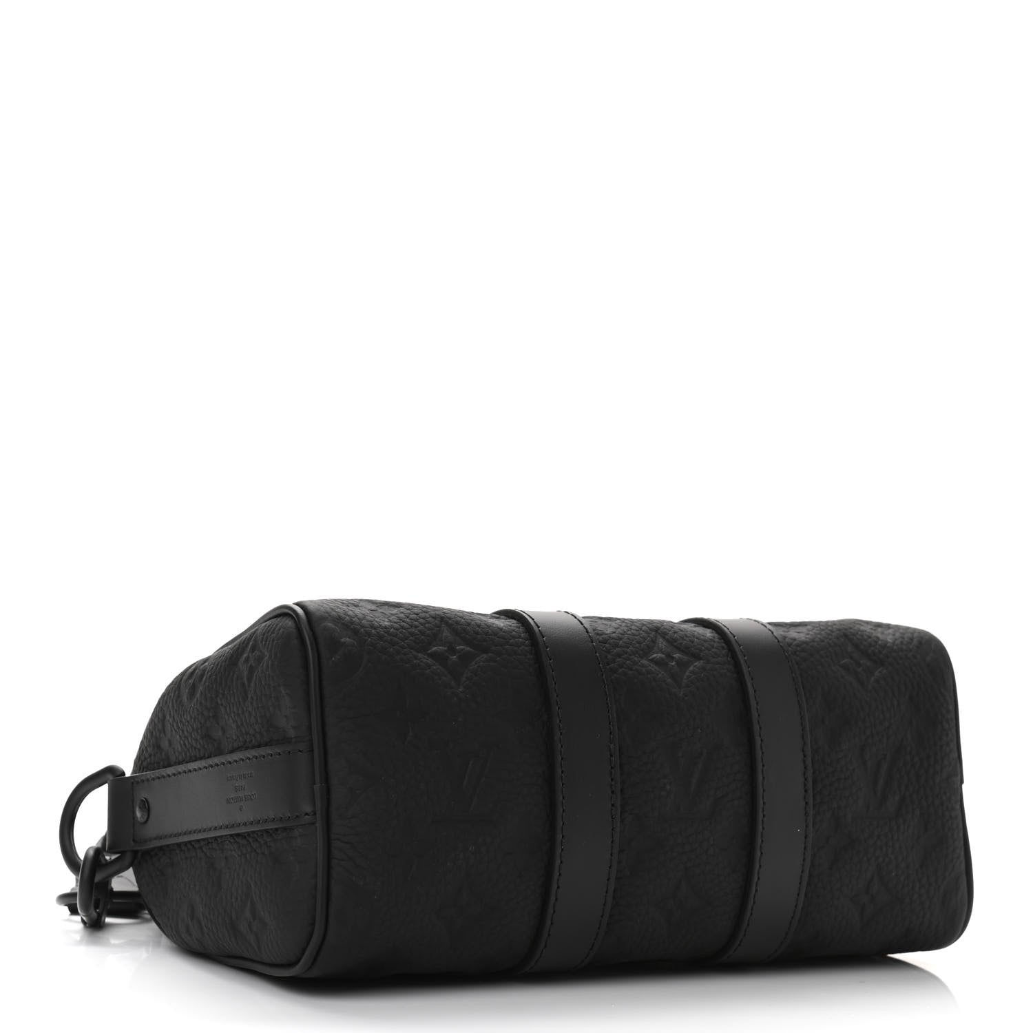 Louis Vuitton Monogram Taurillon Keepall Bandouliere 25 Black 4 of 10