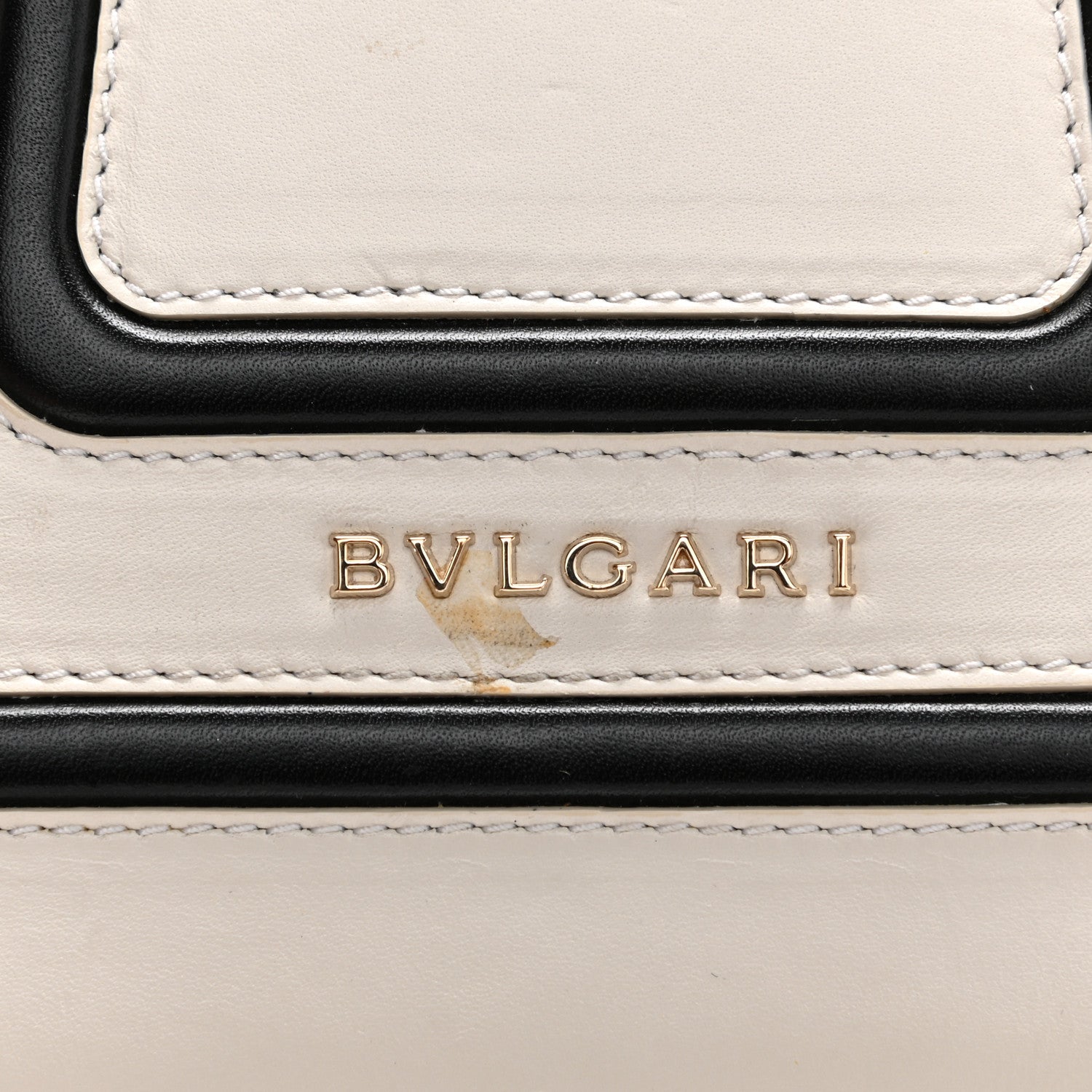 Bulgari Calfskin Serpenti Forever Top Handle White Black 12 of 14