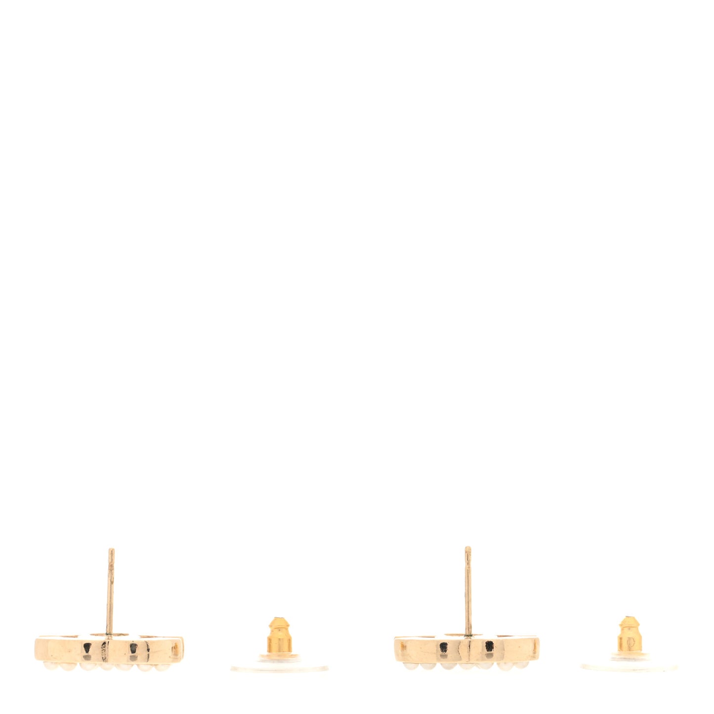 Pearl CC Earrings Gold