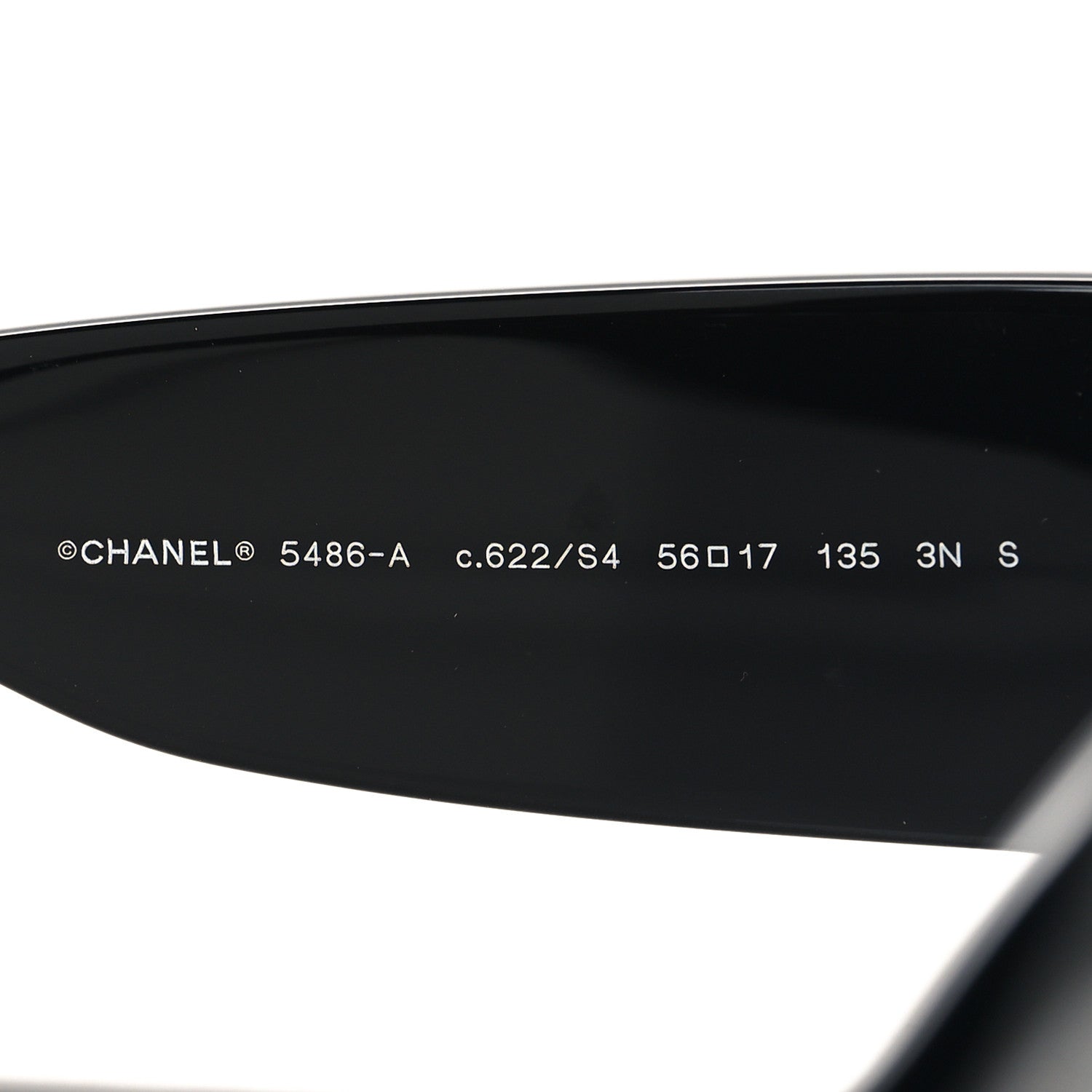 Chanel Acetate Quilted CC Sunglasses 5486-A Black 5 of 7