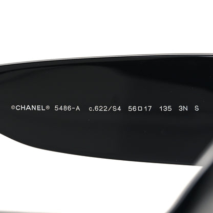 Chanel Acetate Quilted CC Sunglasses 5486-A Black 5 of 7