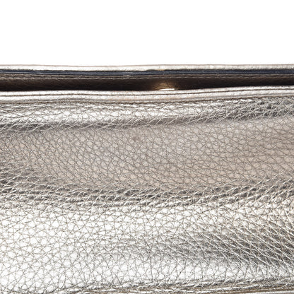 Christian Dior Metallic Grained Calfskin Medium Diorama Flap Bag Gold 12 of 15