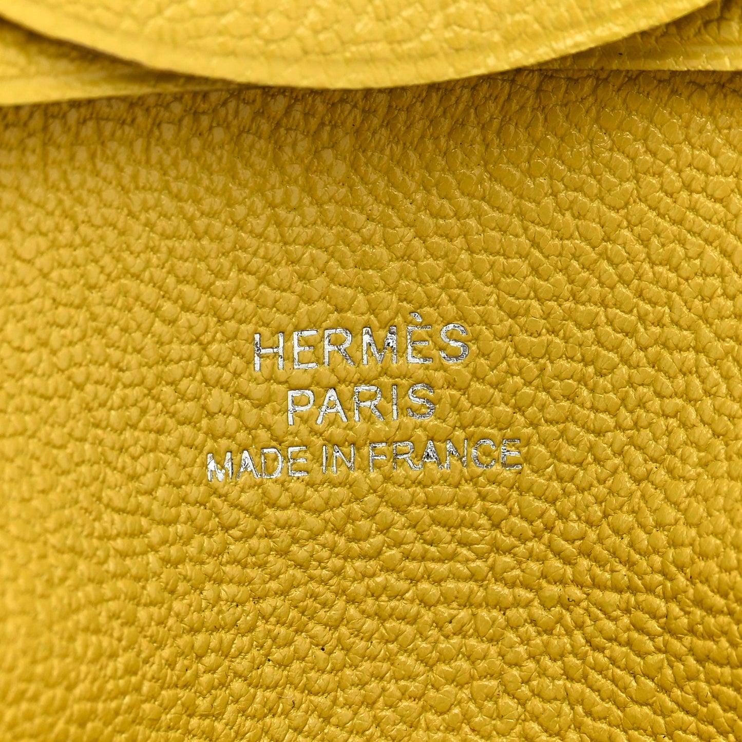 Chevre Mysore Bastia Coin Purse Jaune Ambre