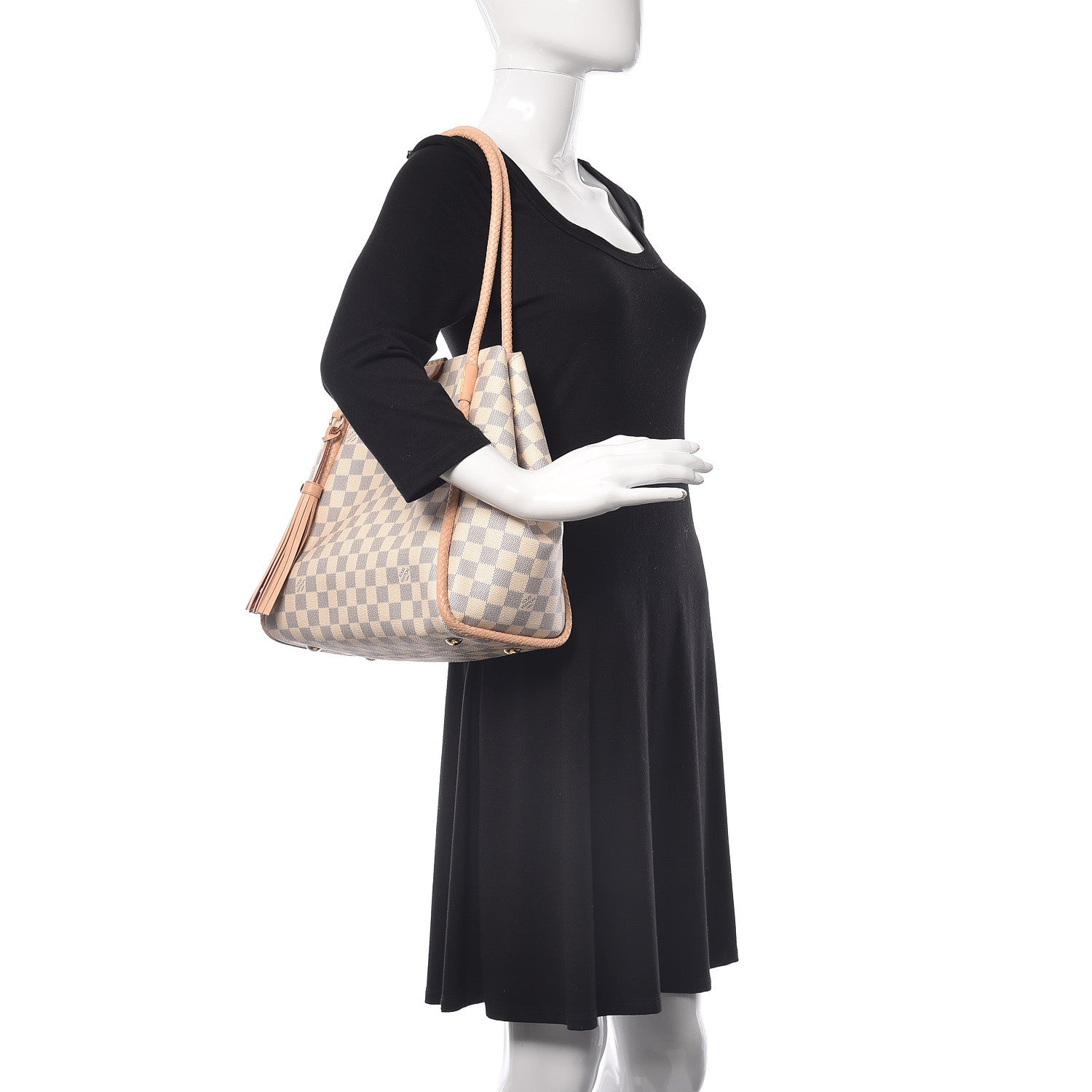 Louis Vuitton Damier Azur Propriano Rose Ballerine 2 of 9