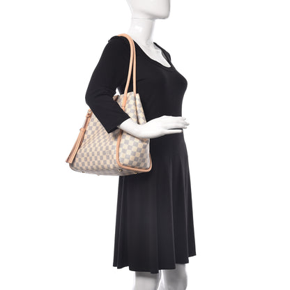 Louis Vuitton Damier Azur Propriano Rose Ballerine 2 of 9