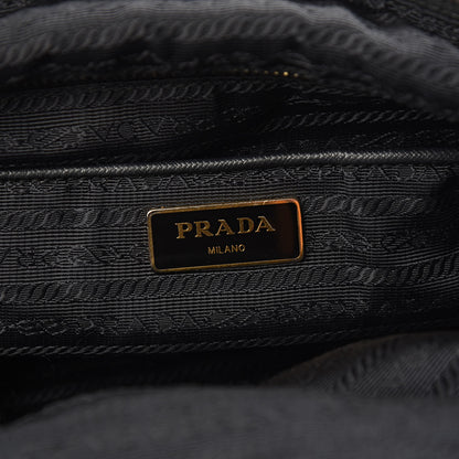 Prada Tessuto Nylon Saffiano Tote Black 6 of 11