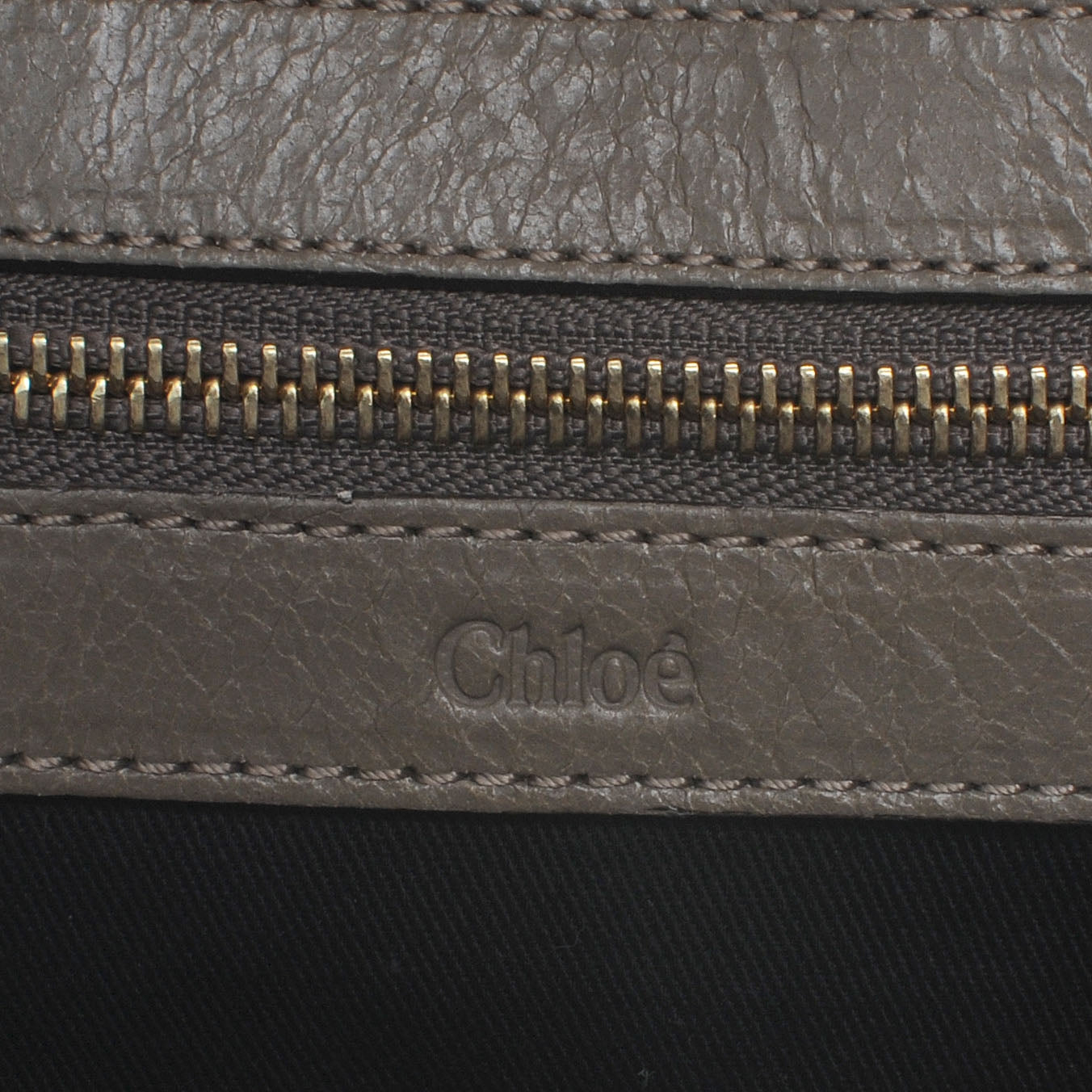 Leather Ethel Satchel Taupe