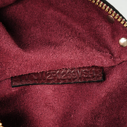 Valentino Garavani Pebbled Calfskin Large Rockstud Zip Pouch Rubin 8 of 8