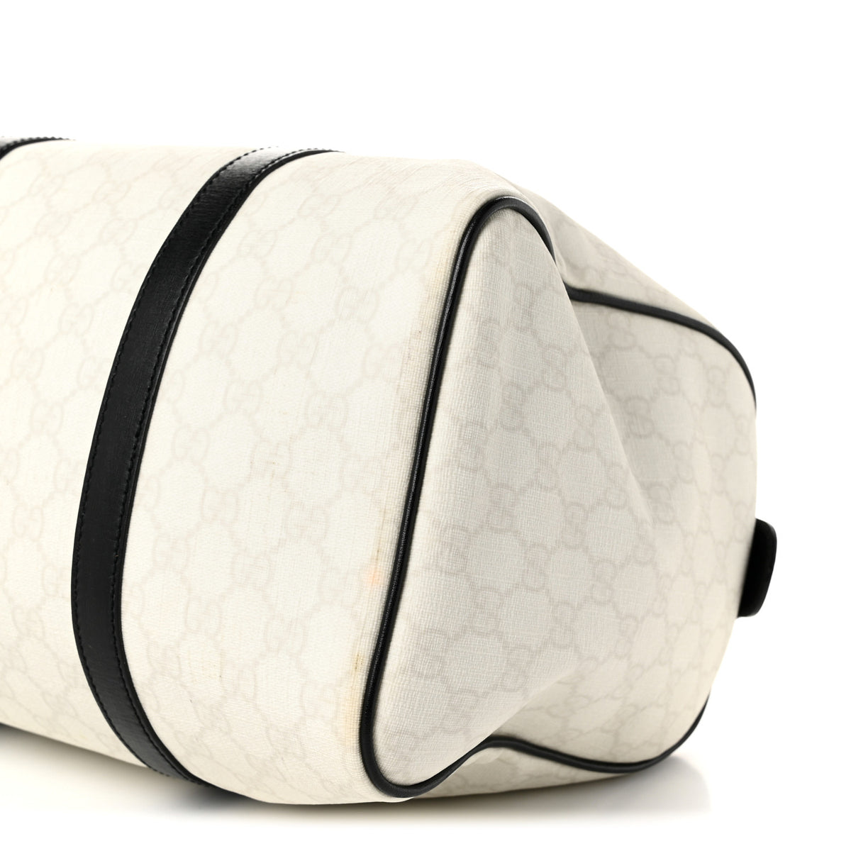 GG Plus Monogram Medium Joy Boston White Black
