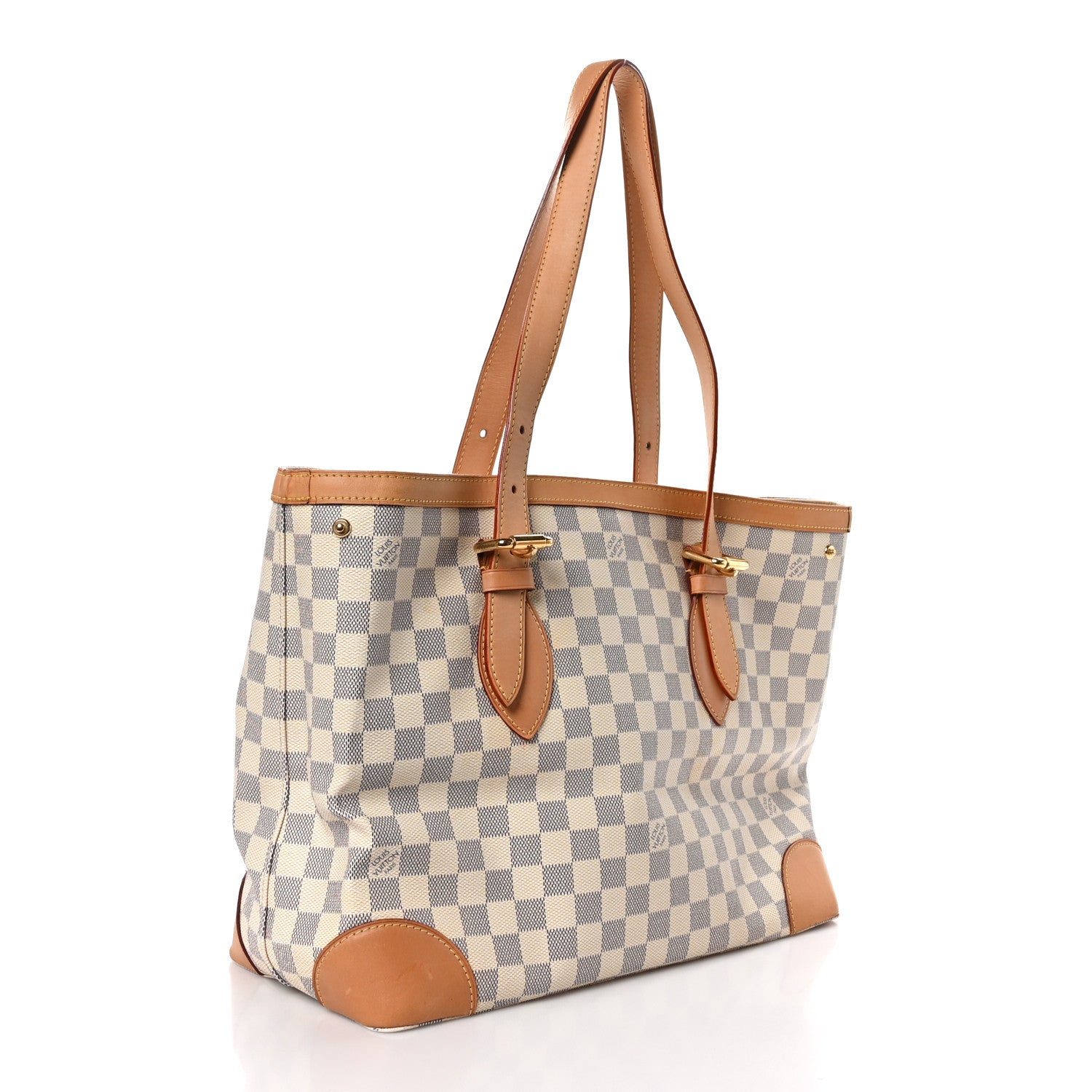 Louis Vuitton Damier Azur Hampstead MM 3 of 10