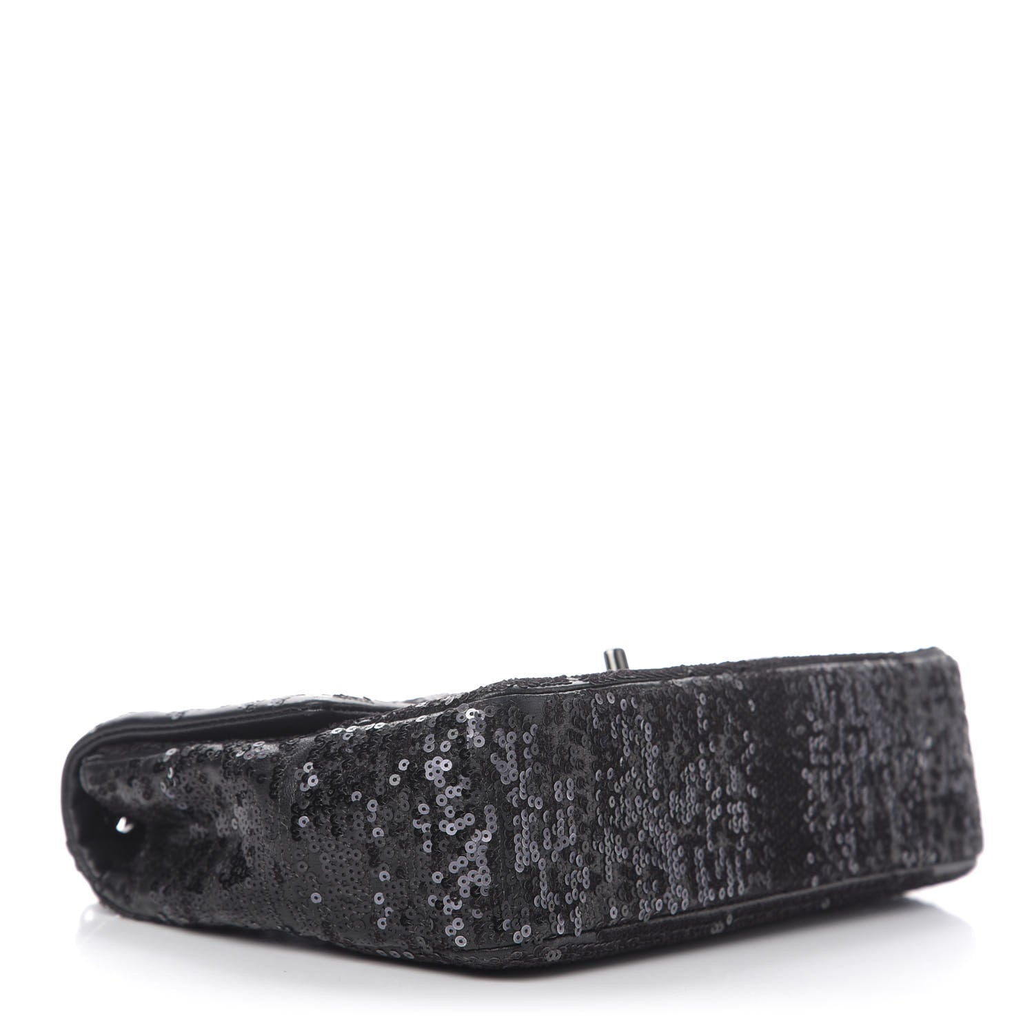 Chanel Sequin Lambskin Medium Moonlight on Water Flap Black 5 of 12