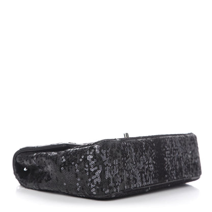 Chanel Sequin Lambskin Medium Moonlight on Water Flap Black 5 of 12
