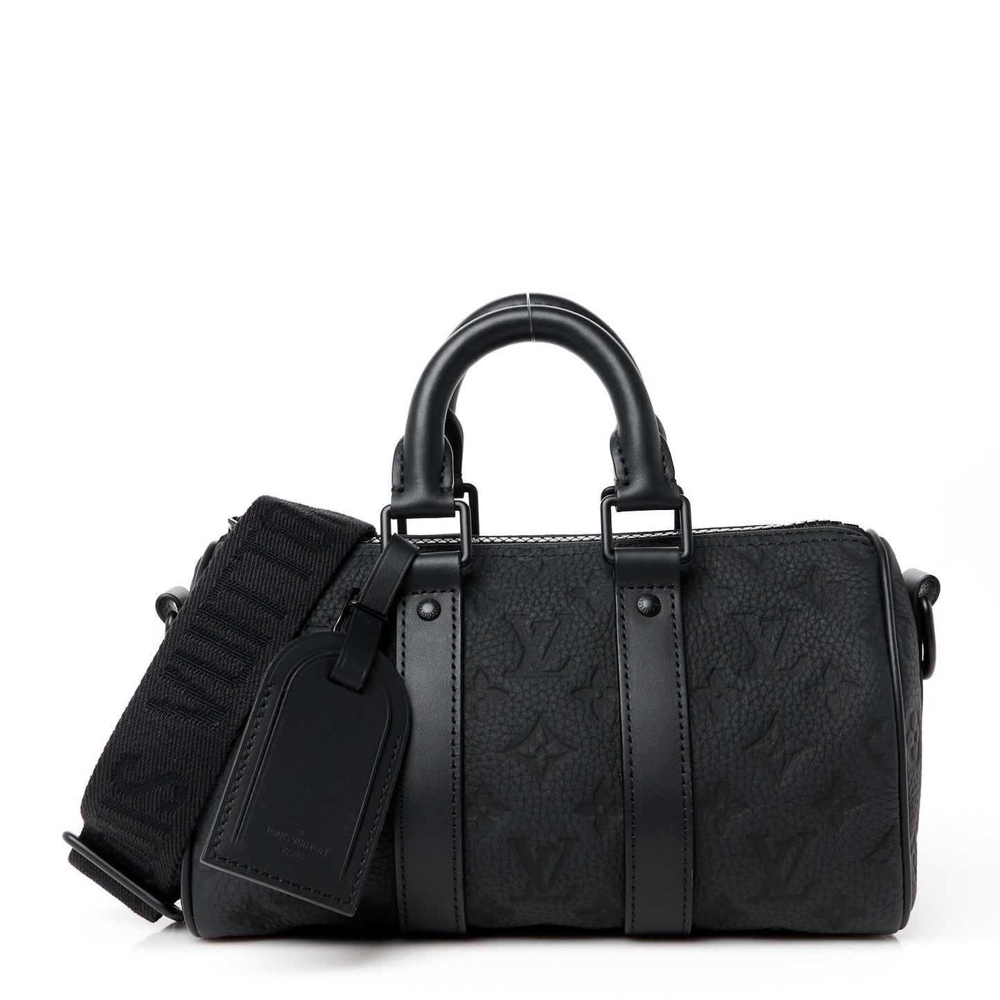 Monogram Taurillon Keepall Bandouliere 25 Black