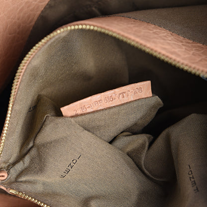 Fendi Crinkled Lambskin Mia Tote Camel 7 of 11
