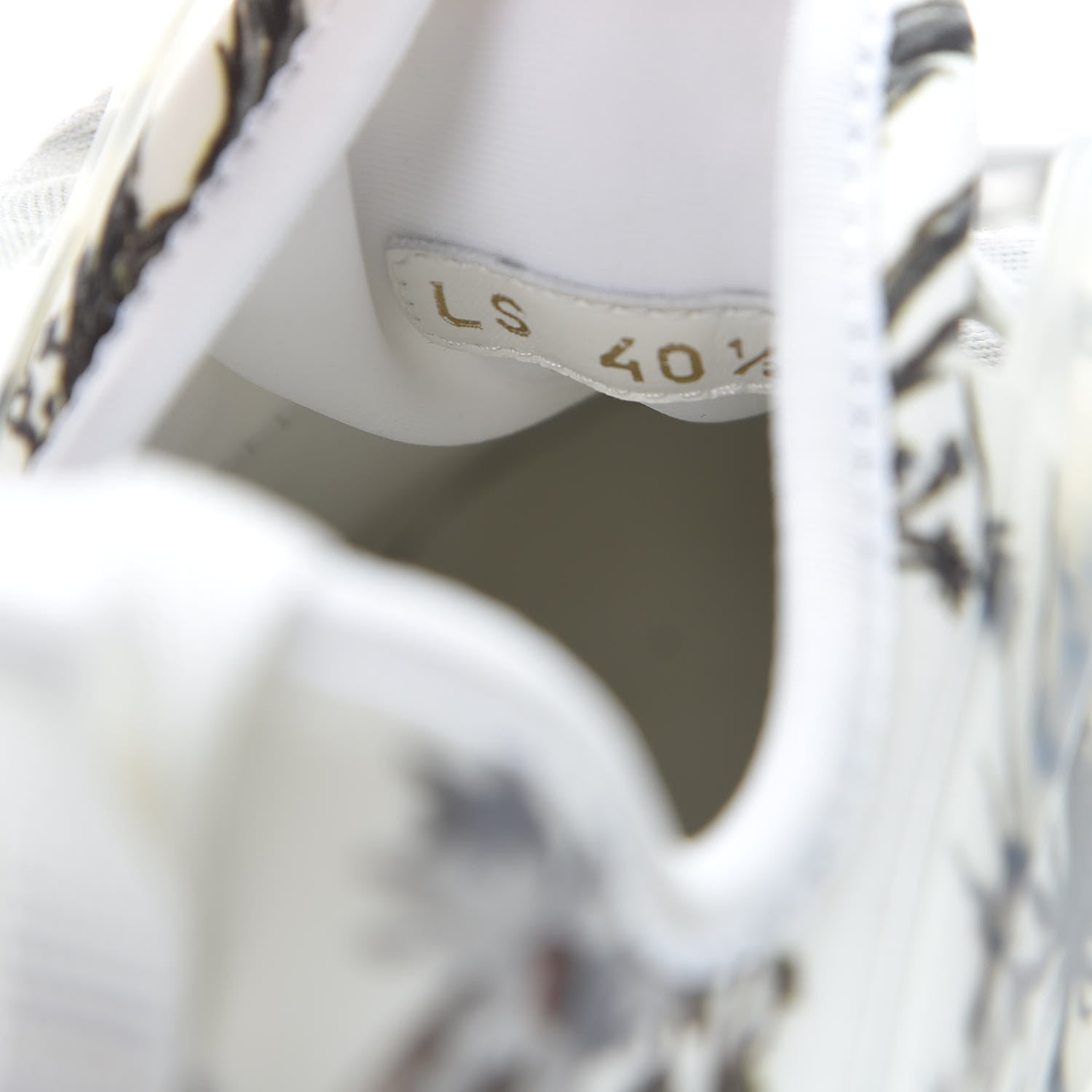 Christian Dior Neoprene Rubber Champetre Print Womens D-Connect Sneakers 40.5 White Multicolor 9 of 12