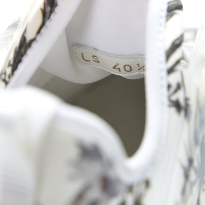 Christian Dior Neoprene Rubber Champetre Print Womens D-Connect Sneakers 40.5 White Multicolor 9 of 12