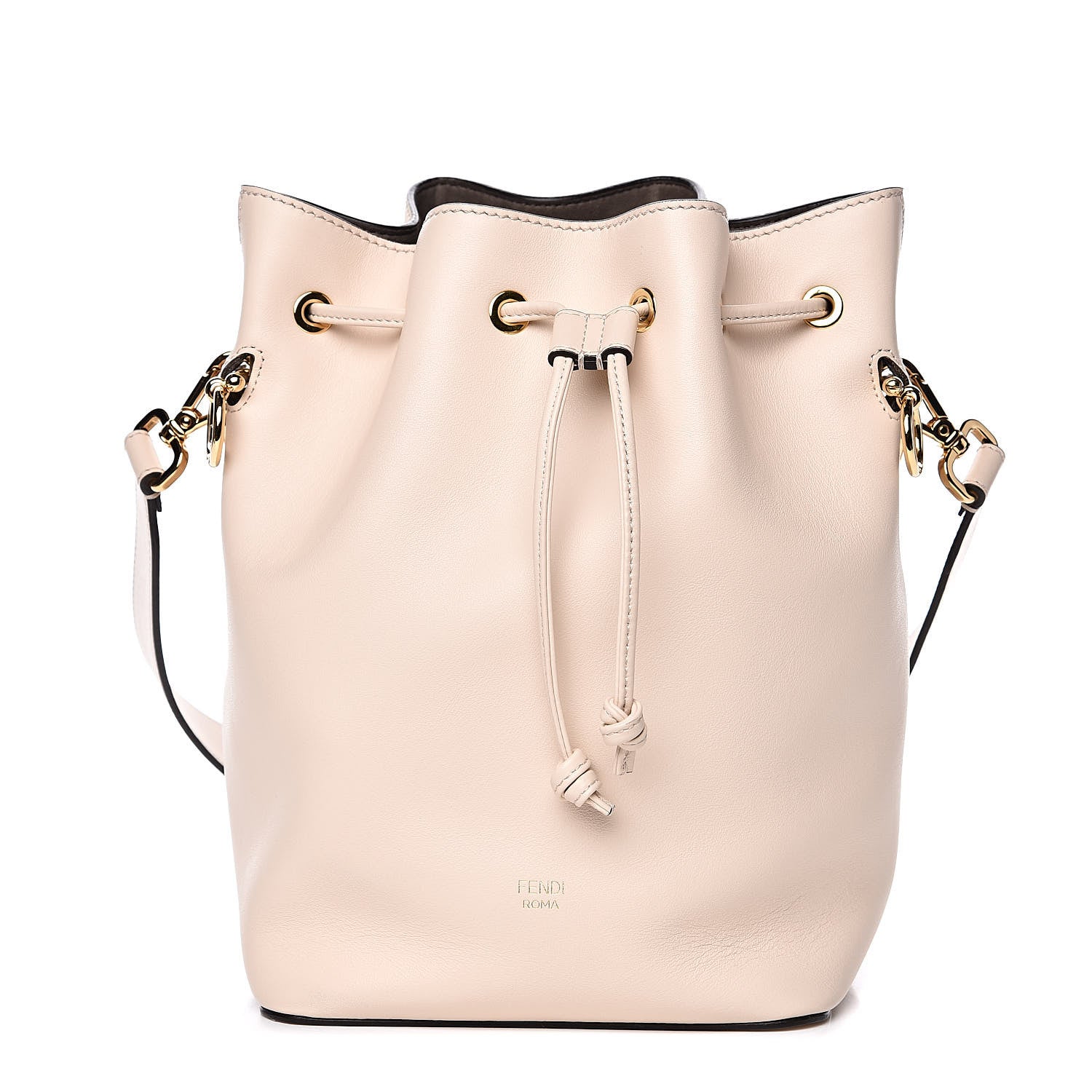 Fendi Vitello Grace Matte F is Fendi Grande Mon Tresor Bucket Bag Camelia 1 of 10