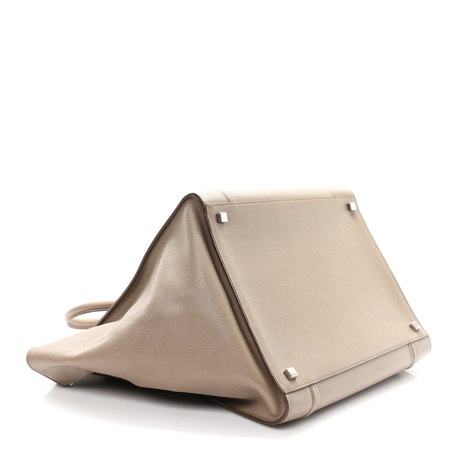 Celine Baby Grained Calfskin Medium Phantom Luggage Taupe 4 of 11