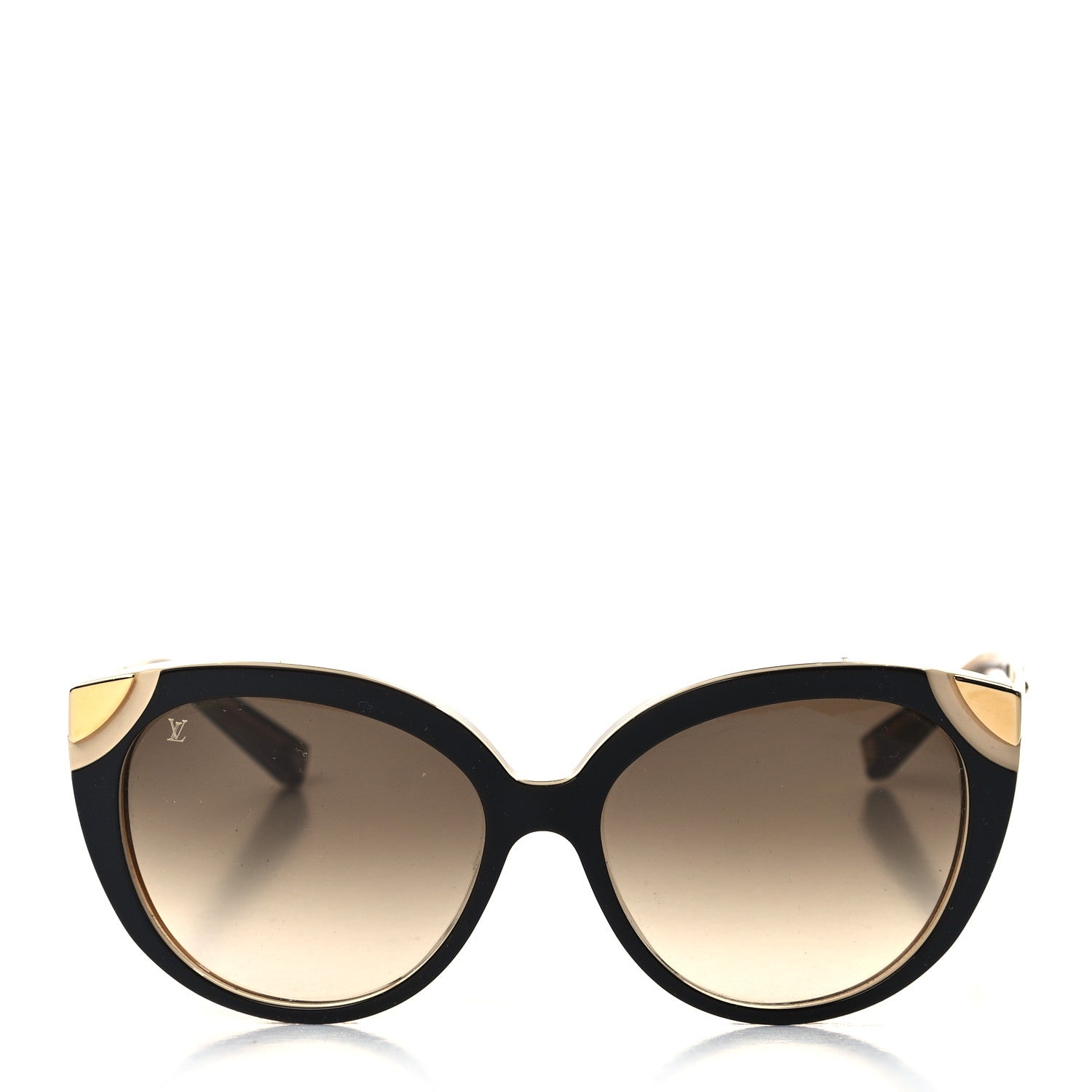 Louis Vuitton Acetate Metal Amber Sunglasses Z0620W Brown 4 of 7
