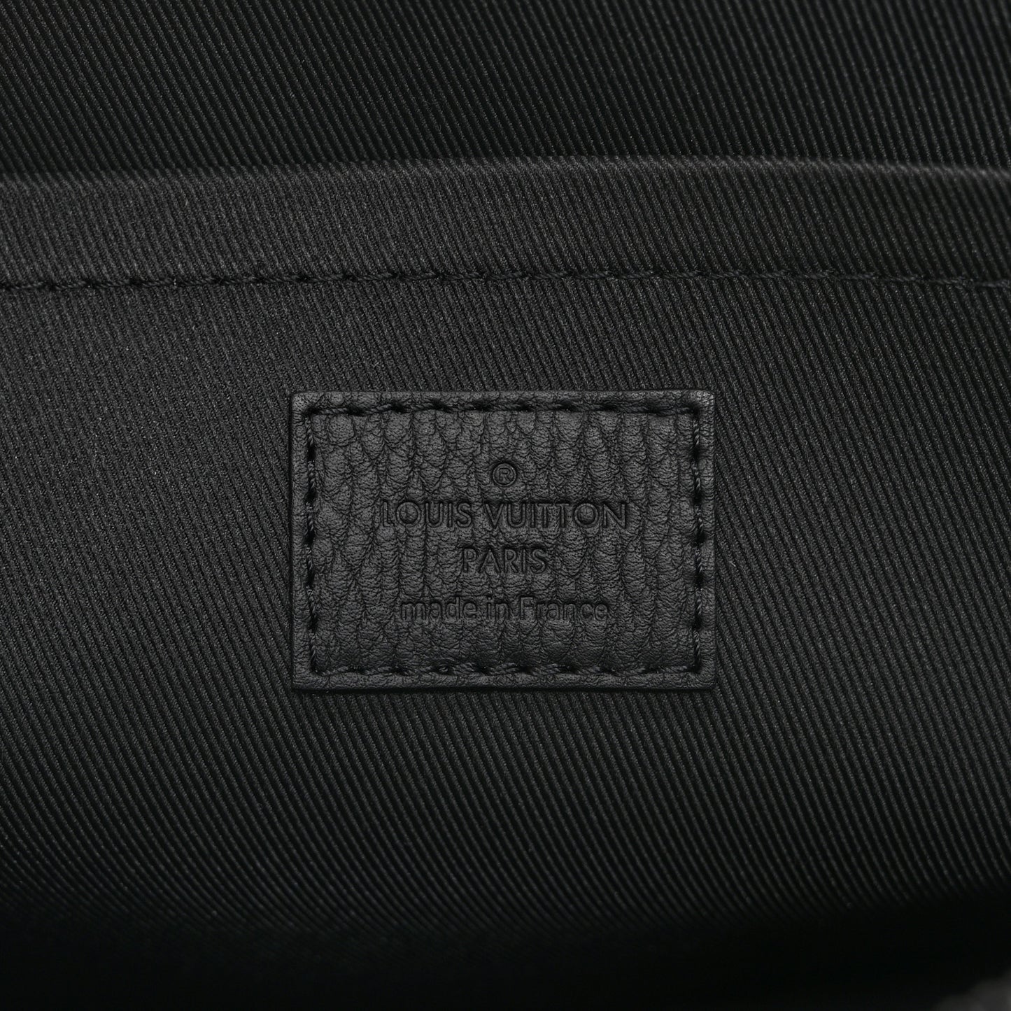 Shadow Calfskin Monogram Pochette Voyage Souple Black