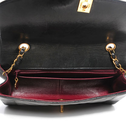 Chanel Lambskin Medium Single Flap Black 2 of 10