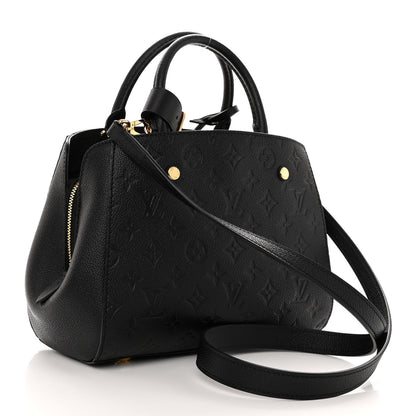 Louis Vuitton Empreinte Montaigne BB Black 3 of 9