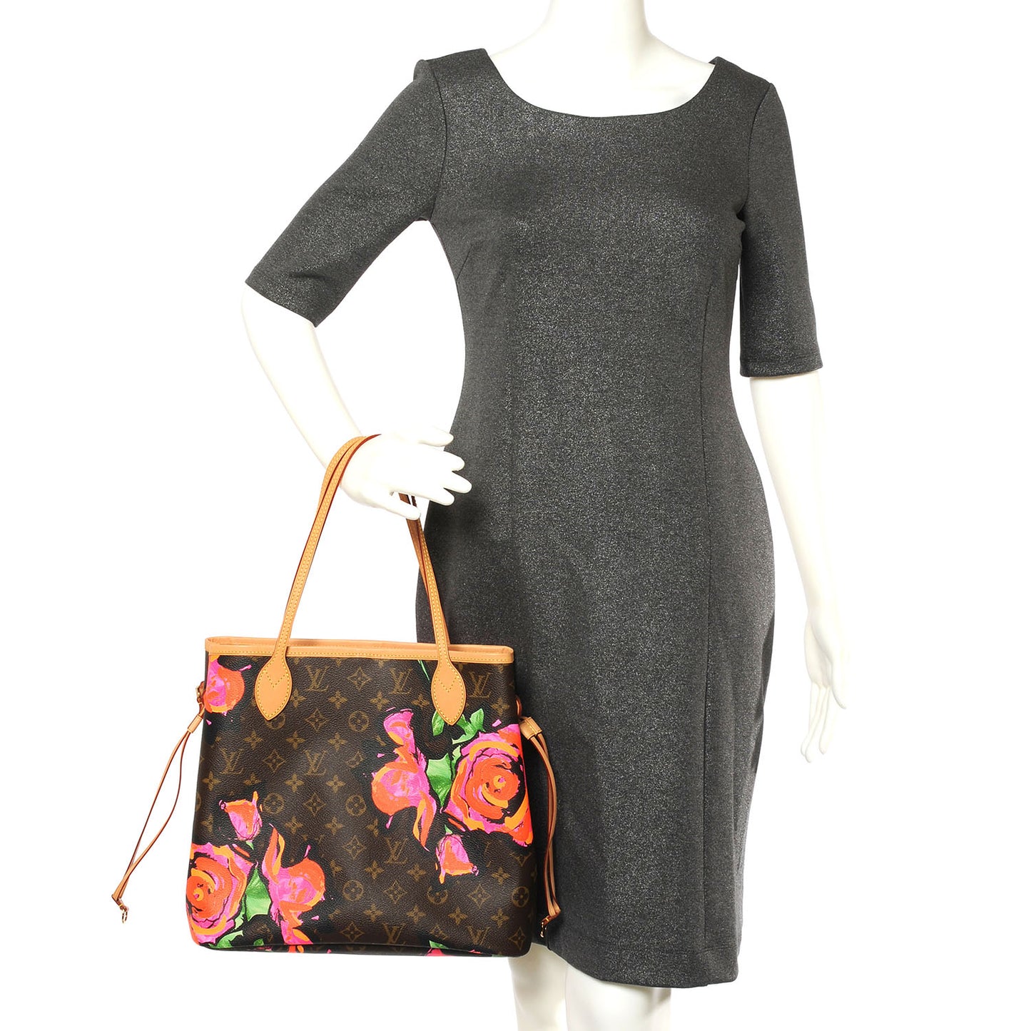 Monogram Roses Neverfull MM