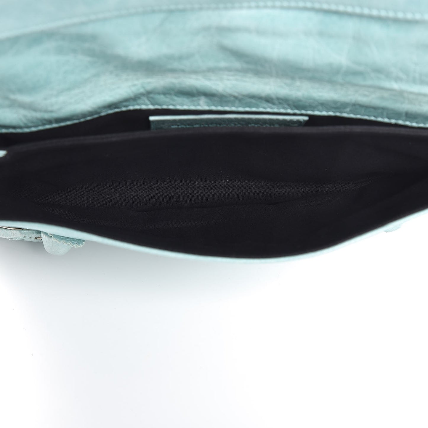 Agneau Giant Brogues Hardware Envelope Clutch Maldives