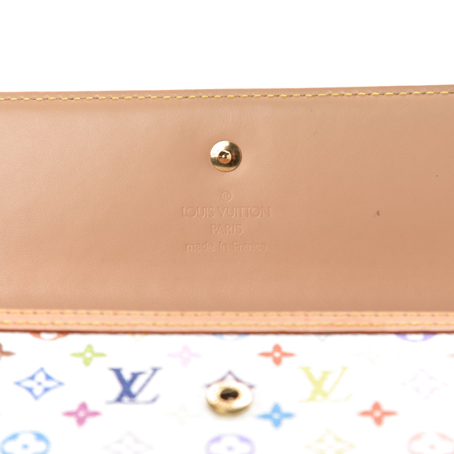 Monogram Multicolor Porte Tresor International Wallet White