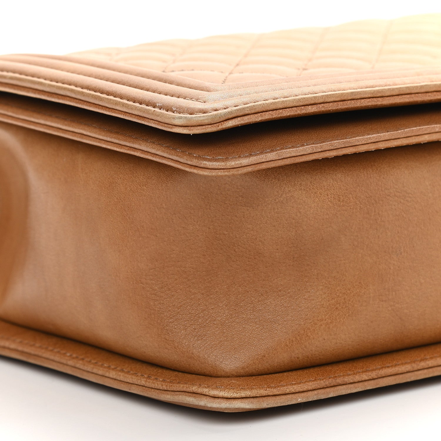 Chanel Calfskin New Medium Boy Flap Light Brown 10 of 13