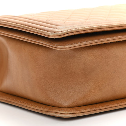 Chanel Calfskin New Medium Boy Flap Light Brown 10 of 13