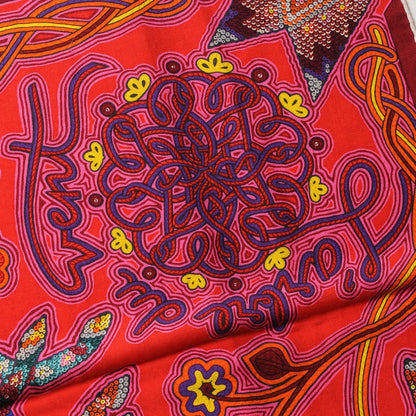 Hermes Cashmere Silk L'Arbre Du Vent Shawl 140 4 of 10