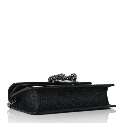 Gucci Calfskin Super Mini Dionysus Shoulder Bag Black 4 of 9