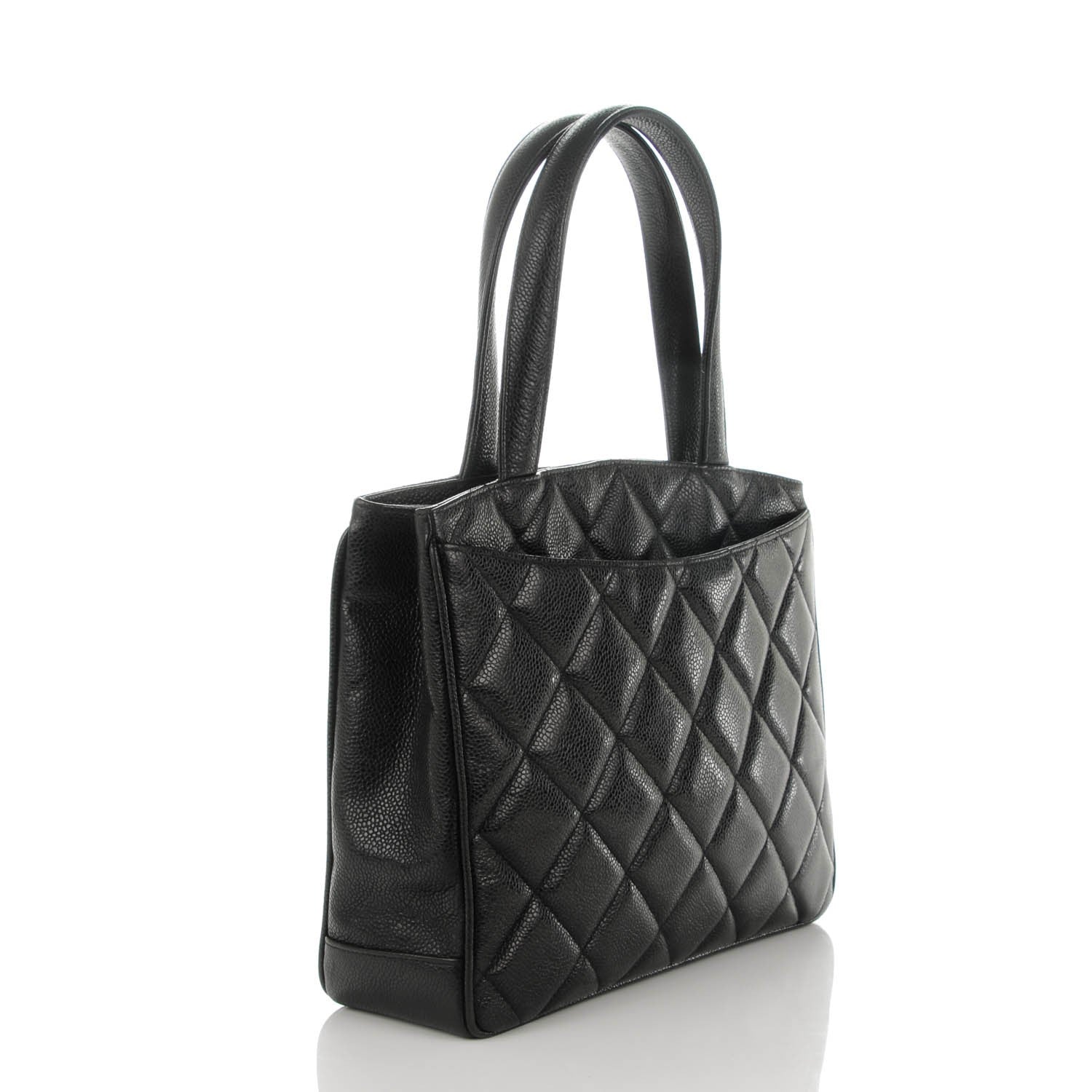 Chanel Caviar Quilted Small Tote Black 3 of 10