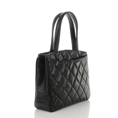 Chanel Caviar Quilted Small Tote Black 3 of 10
